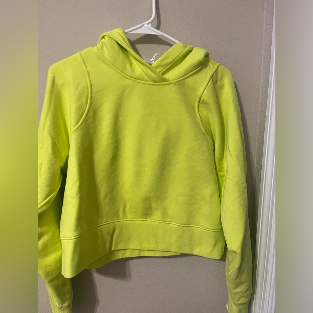 neon lululemon hoodie